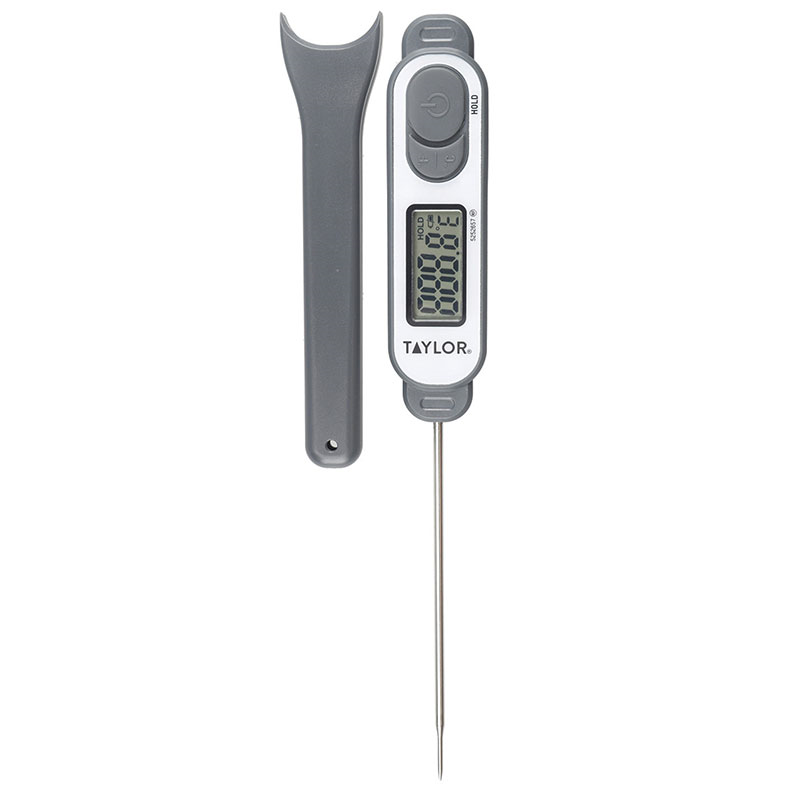 Digital Waterproof Precision Thermometer, Silver-4