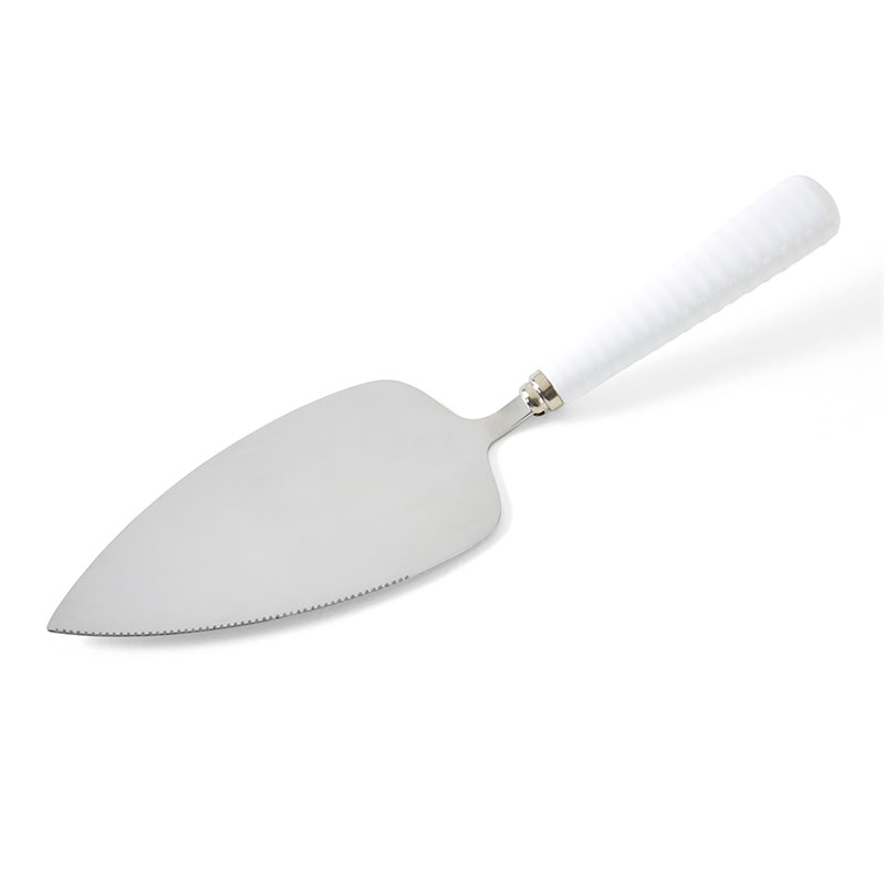 Cake Server, White/Silver-0