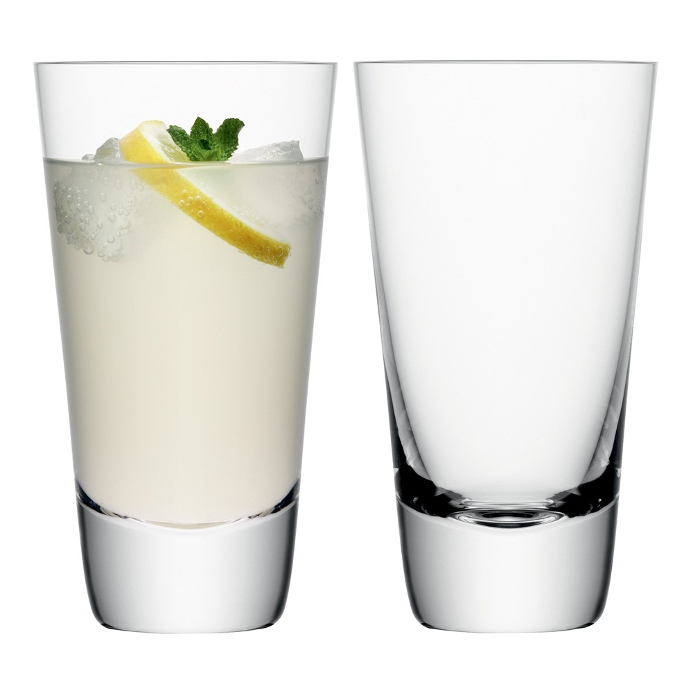 Madrid Pair of highball glasses, 440ml, clear-0