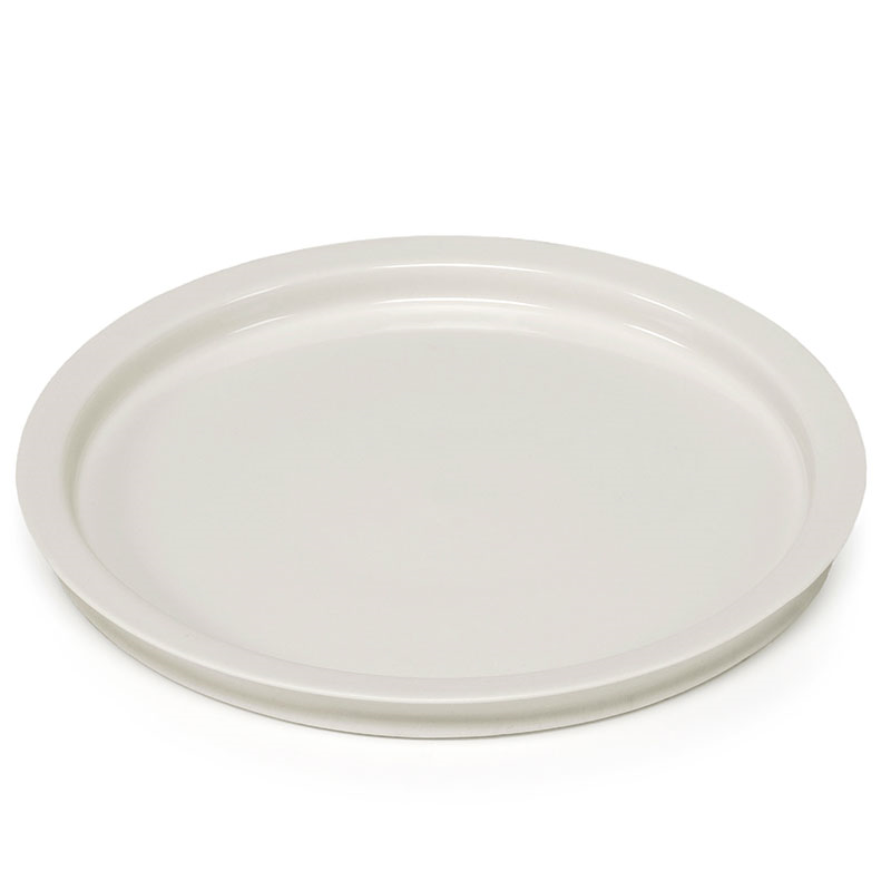 Dune Dinner Plate, D28cm, Alabaster-0