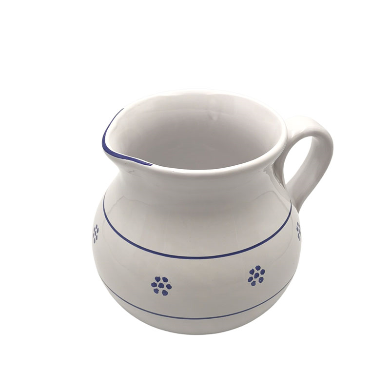 Stella Bianca Jug, H16cm, White-1