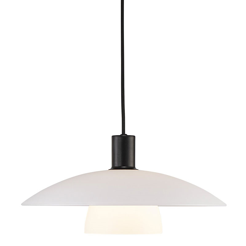 Verona Pendant, H19cm, Opal White-1