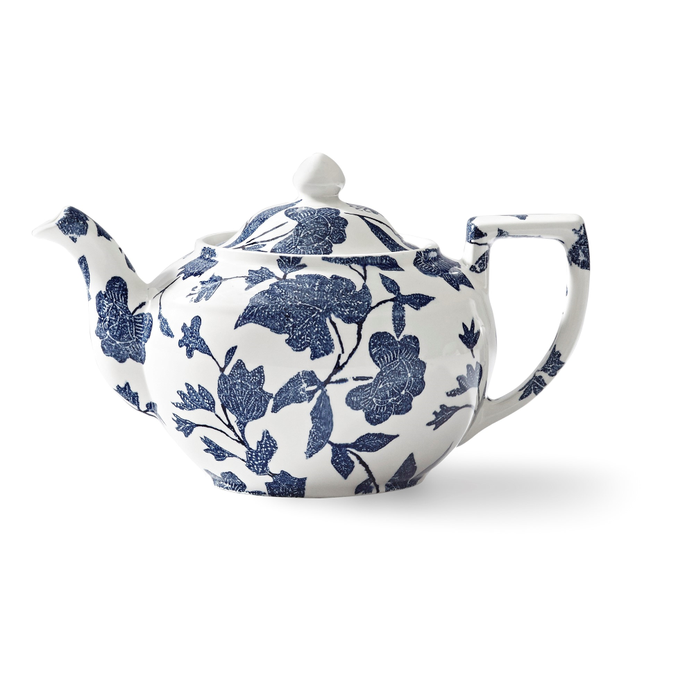 Burleigh - Garden Vine Teapot, 19 x 12 x 12cm - 800ml, Indigo-0