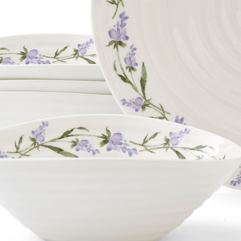 Lavandula 12 Piece Dinnerware Set, Multi-7