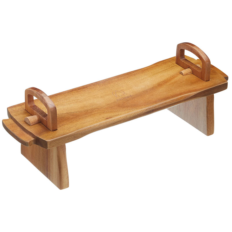 Antipasti platform platter, 37 x 12 x 13cm, acacia wood-1