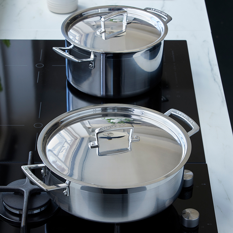 3 Ply Stainless Steel Sauteuse, 28cm-7