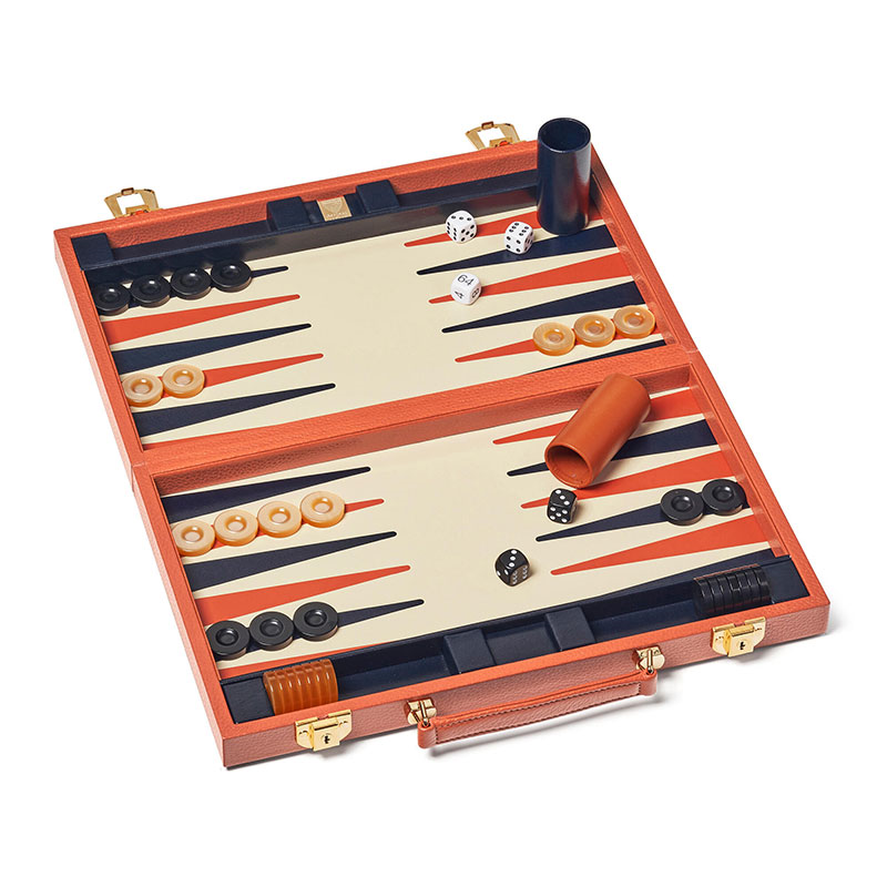 Backgammon Set, L38 x W23cm, MarmaladePebble-2