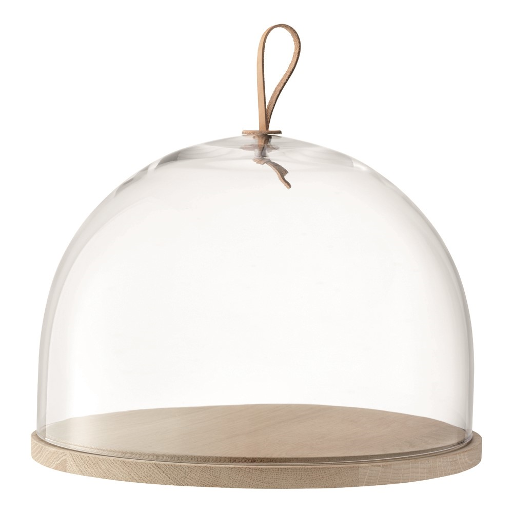 Ivalo Dome with ash base, H20.5 x D32cm, clear-1