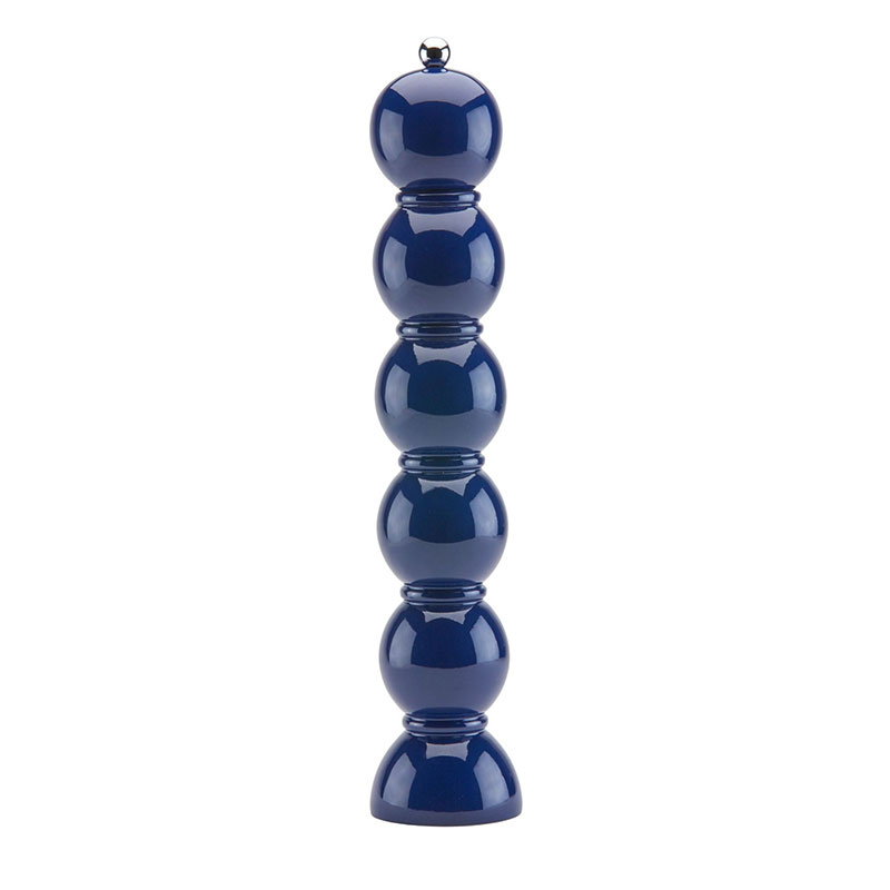 Bobbin Salt & Pepper Mill, 35cm, Navy Blue-0