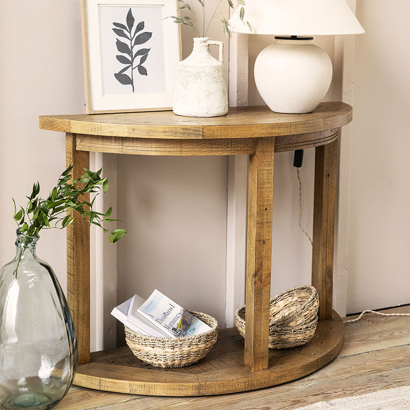 Oxhill Curved Console Table, Natural-0