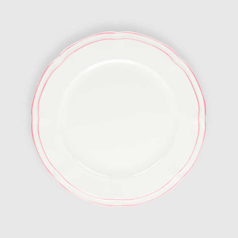 Provence Set of 4 Dinner Plates, D26cm, Pink-0