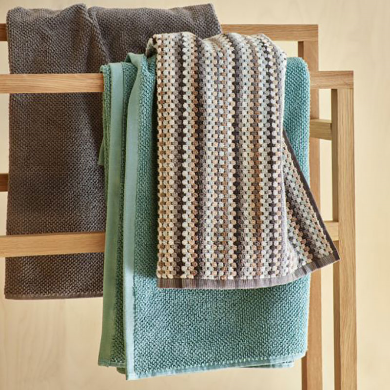 Carnaby Stripe Hand Towel, Neutral-1