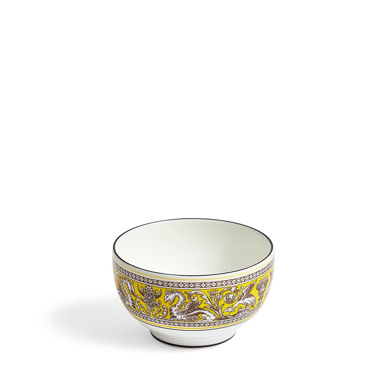 Florentine Rice Bowl, D10.5cm, Citron-0