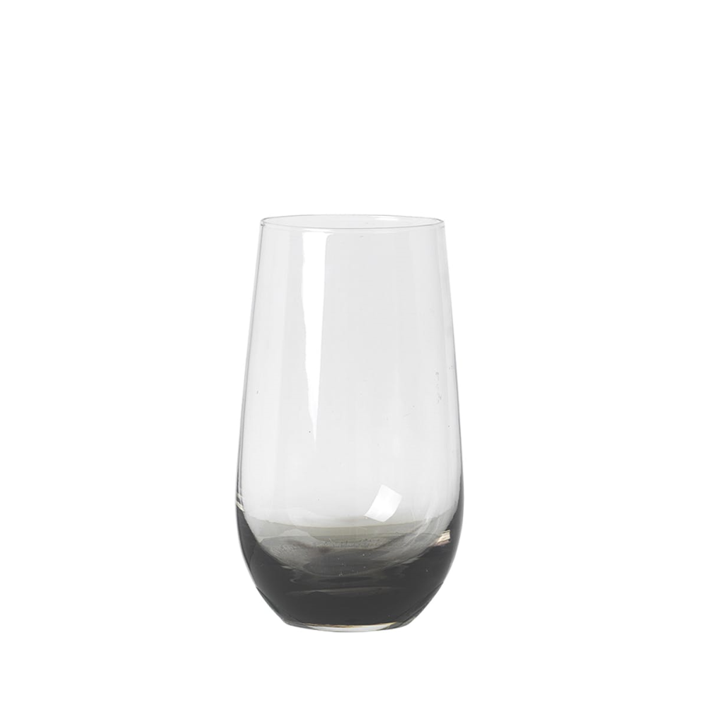 Mouth Blown Tall Tumbler, 550ml, Smoke-0