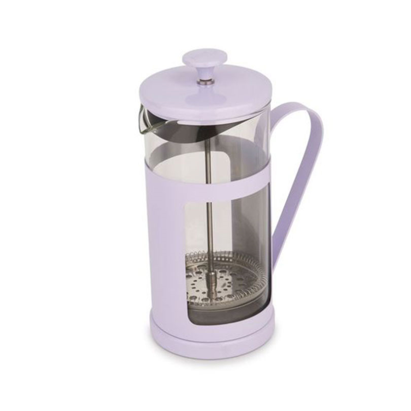 Monaco Stainless Steel Cafetière, 8 Cup, Lavender-4