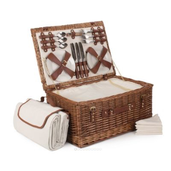 Picnic Hamper, Classic, 6 person, Brown-0