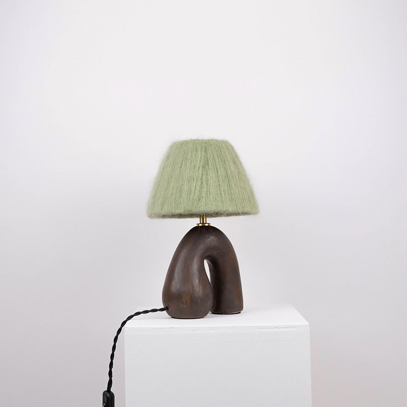 Hannah Simpson Studio 'Opposee' Table Lamp, 33cmx 20cmx 20cm, Satin Brown-2