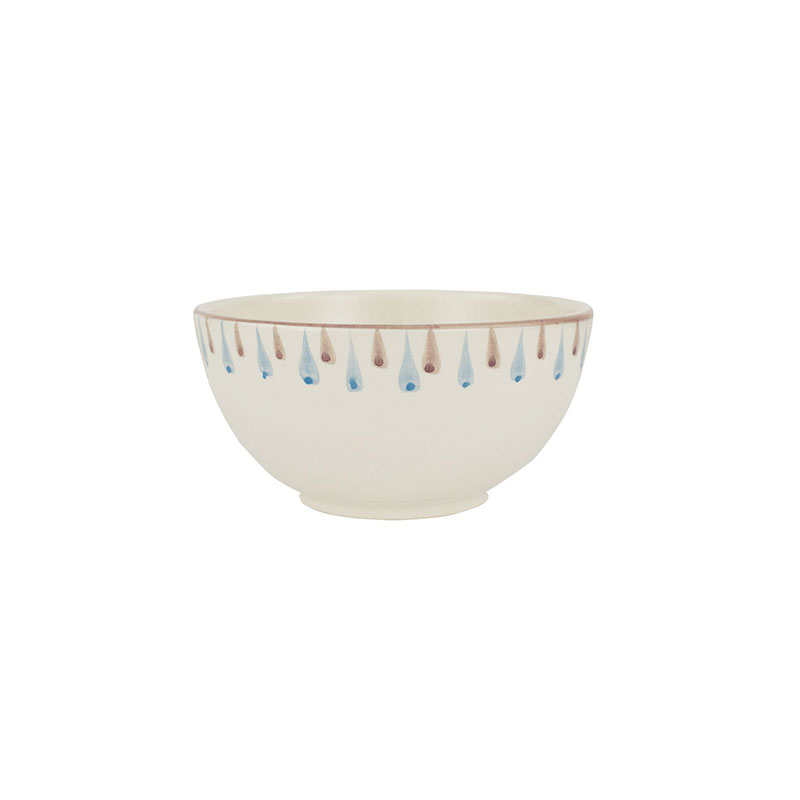 Elouise Set of 6 Cereal Bowls, D15 x H7.5cm, Blue Taupe-1