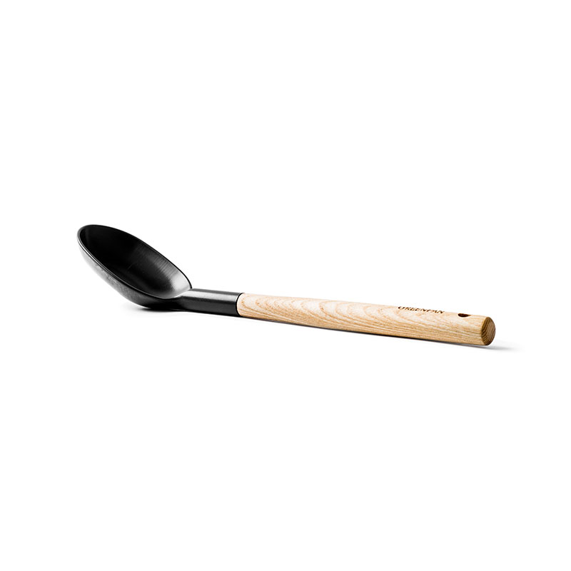 Mayflower Serving Spoonwith Ashwood Handle, 30cm, Light Brown-0