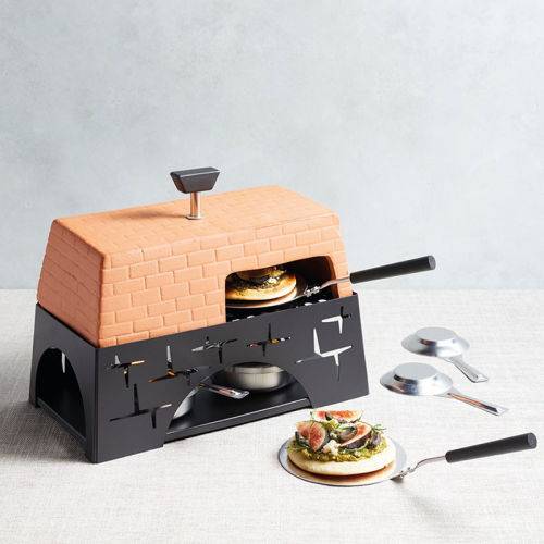 Mini Tabletop Pizza Oven, Terracotta-2