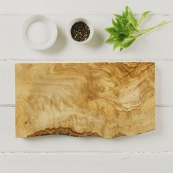 Chopping Board, Rectangular, Olive Wood, Rustic-0