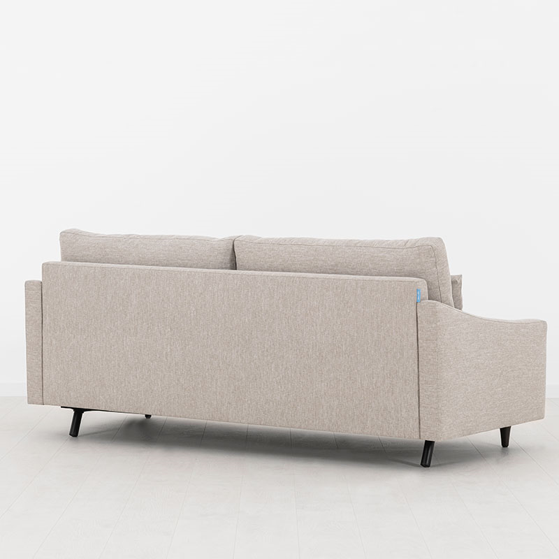 Model 07 Linen 3 Seater Sofa, Pumice-2