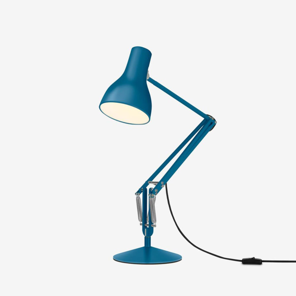 Type 75 - Margaret Howell Desk lamp, Saxon Blue-4