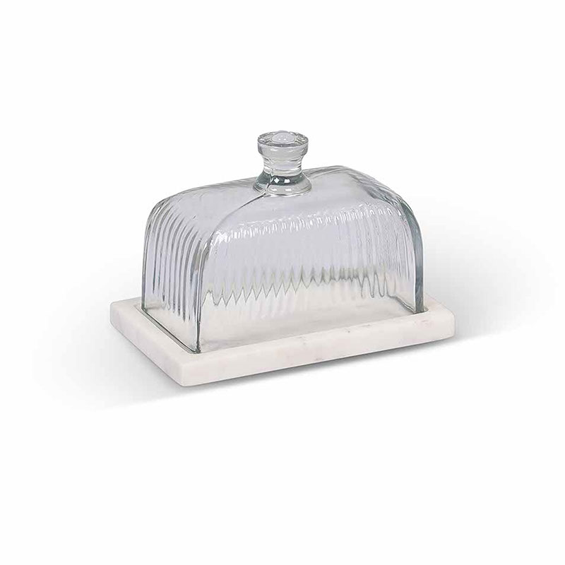 Brompton Butter Dish, White-2