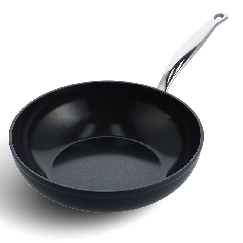 Barcelona Pro Non-Stick Wok, 28, Black-0