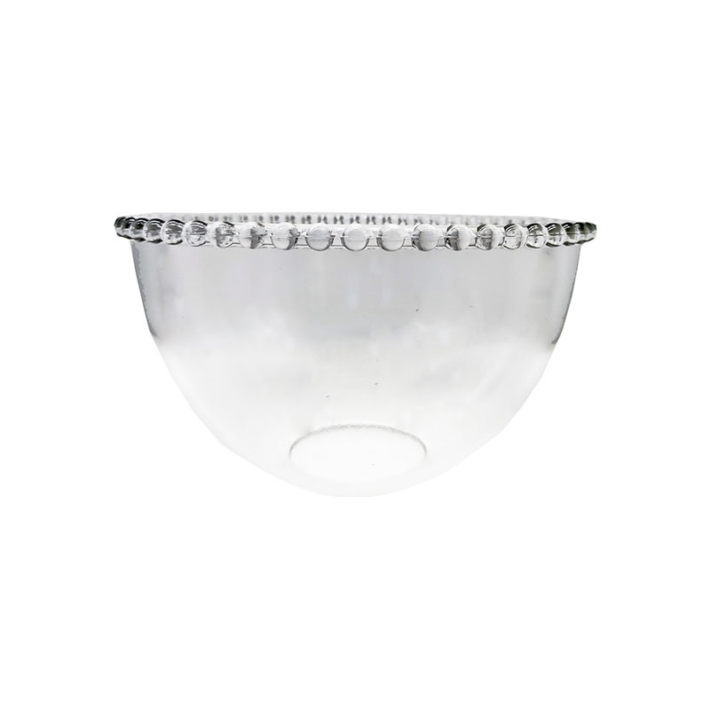 Pearl Glass Bowl, 21cm, Clear-0