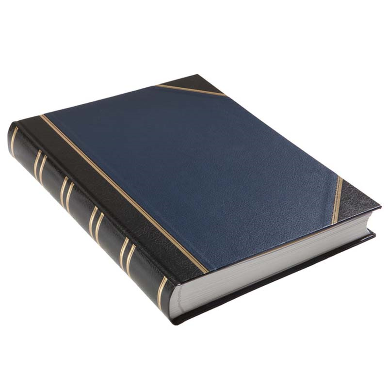 Large Portrait Photograph Album, L39.4 x W30.5cm, Blue-1