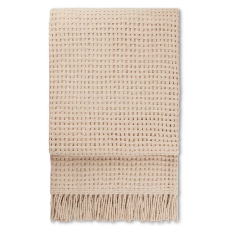 Basket Throw, H130 x W200cm, Beige-2