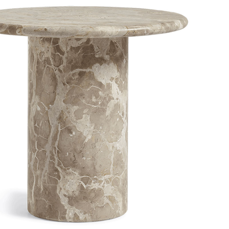 Floren Side Table, H50cm x Diameter 40cm, Capri-2