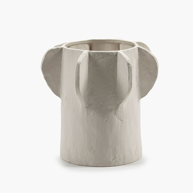 Molly Flower Pot, D25cm, Beige-0