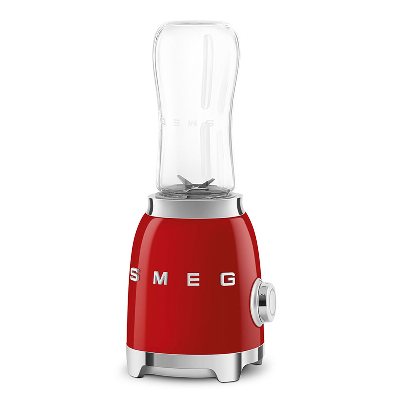 50's Style Mini Blender & Smoothie Maker, 600ml, Red-4