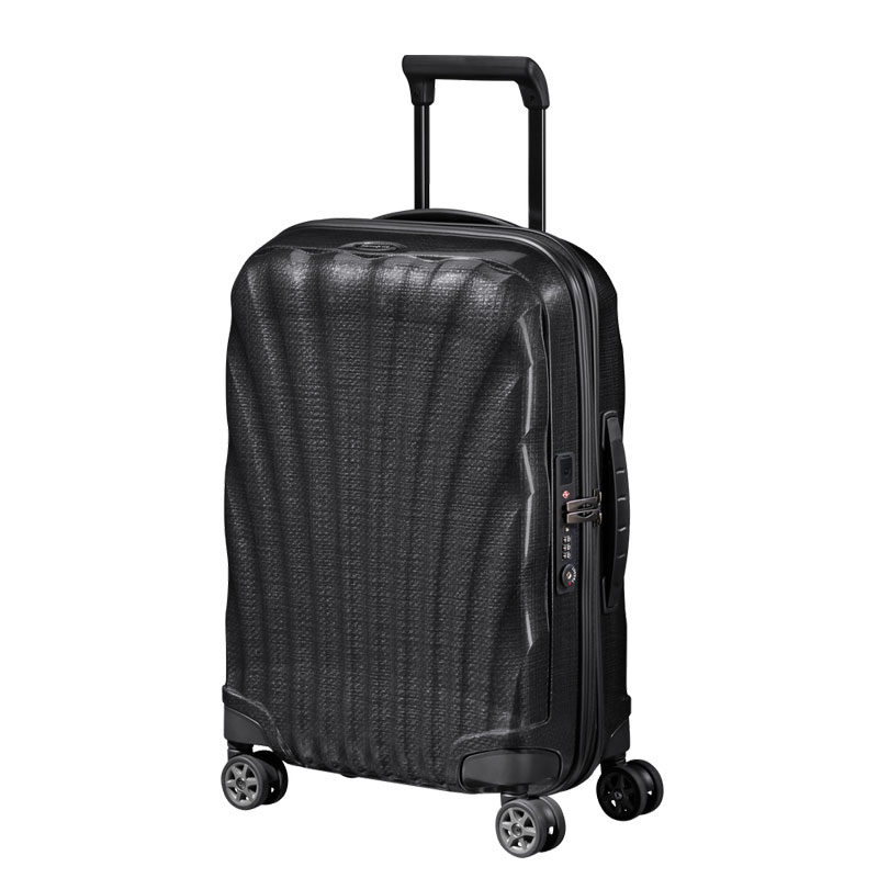 C-Lite Cabin Suitcase, H55 x L40 x W20cm, Black-0