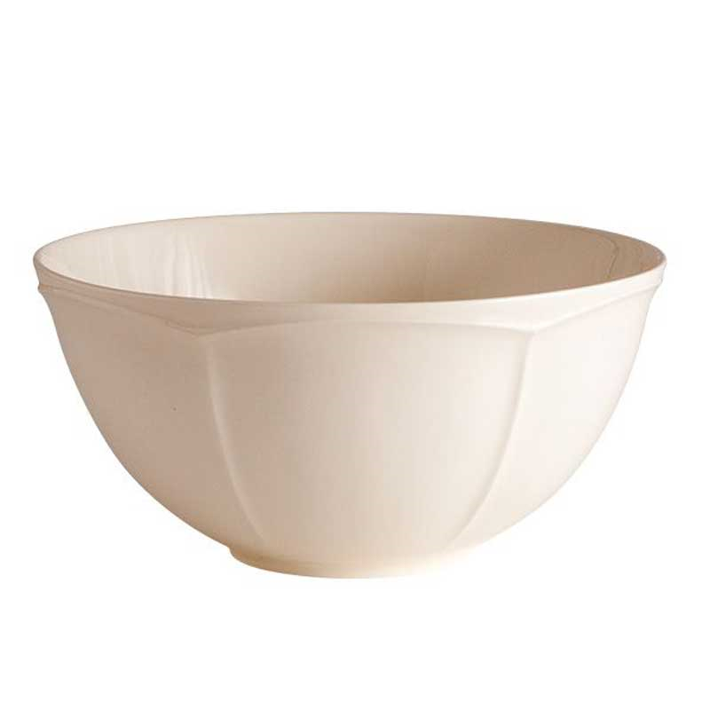 Vintage Salad Bowl, D23cm, Cream-0