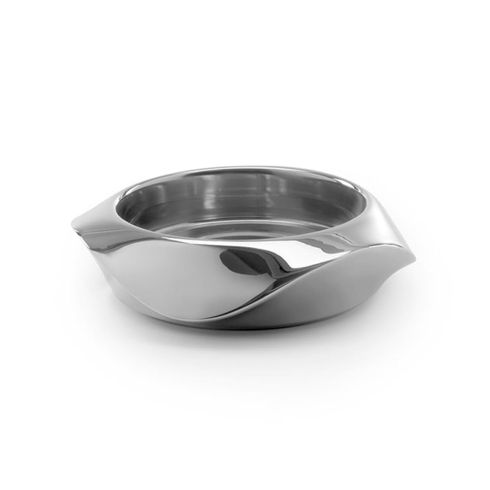 Drift Wine coaster, W13.3 x D13.3 H3.7cm, Stainless Steel-0