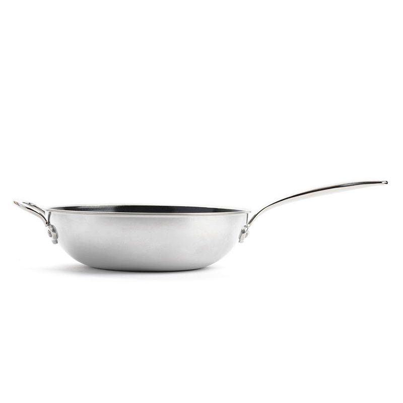 Premiere Non-Stick Wok, 30cm, Stainless Steel-5