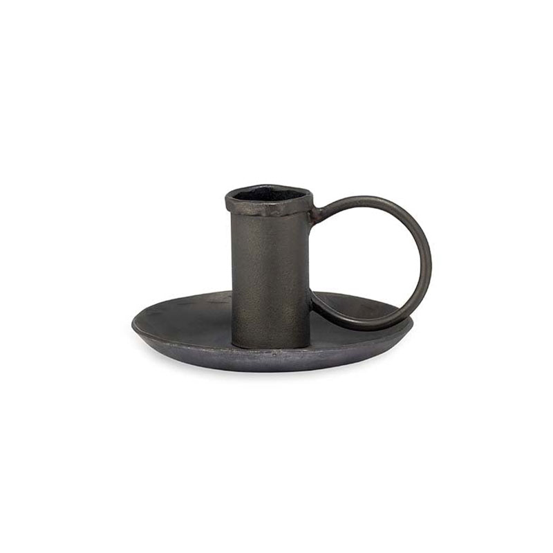 Amri Candlestick, H5.5cm, Antique Black-2