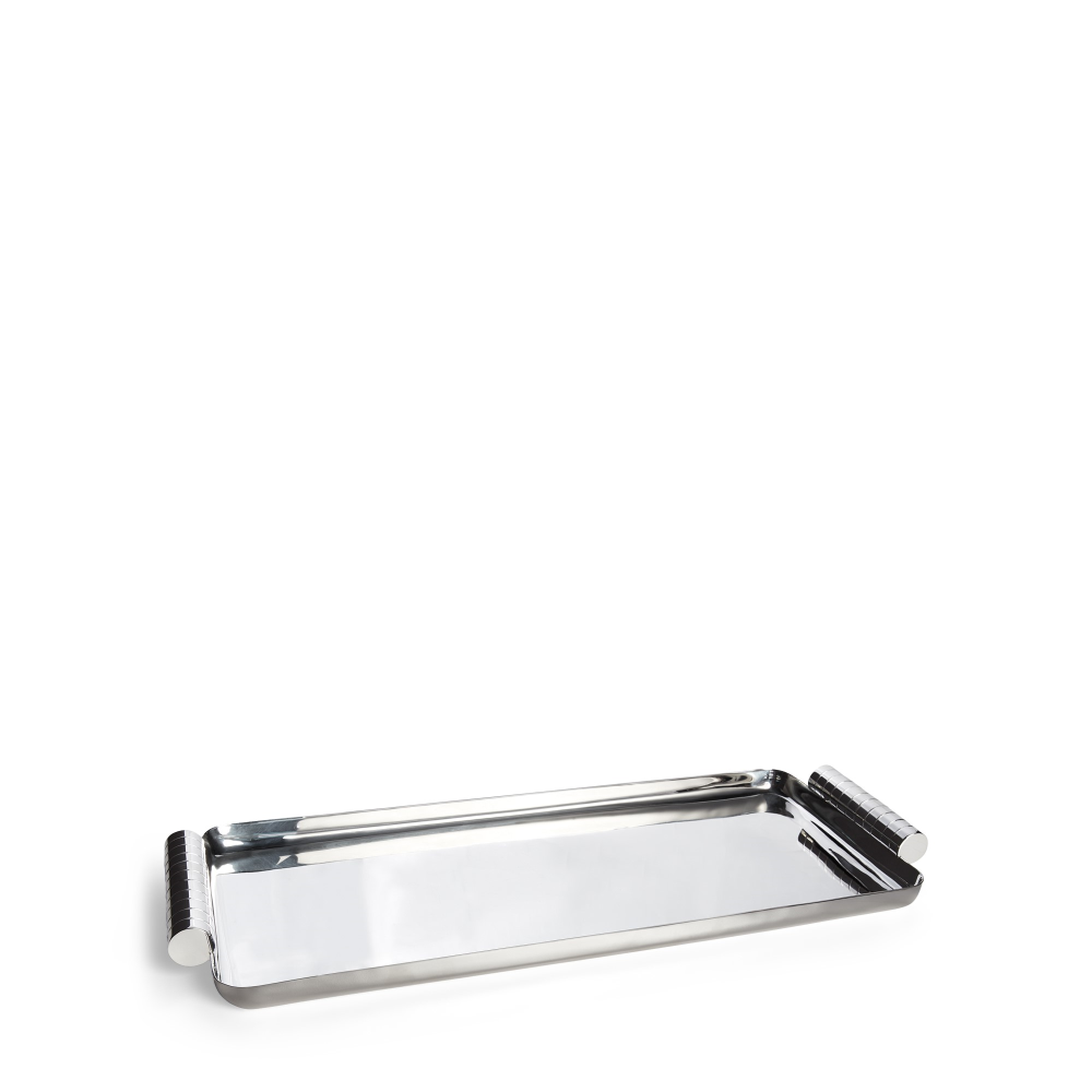 Montgomery Oblong tray, 49 x 20 x 4cm, Silver-0