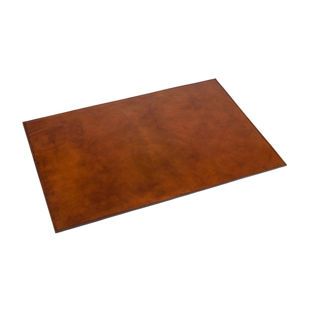 Desk mat, 60 x 40cm, Tan Leather-4