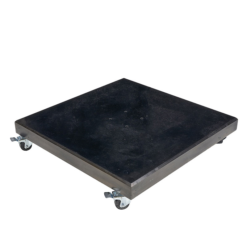 Modena Parasol Base, 120kg, Polished Black Granite-1