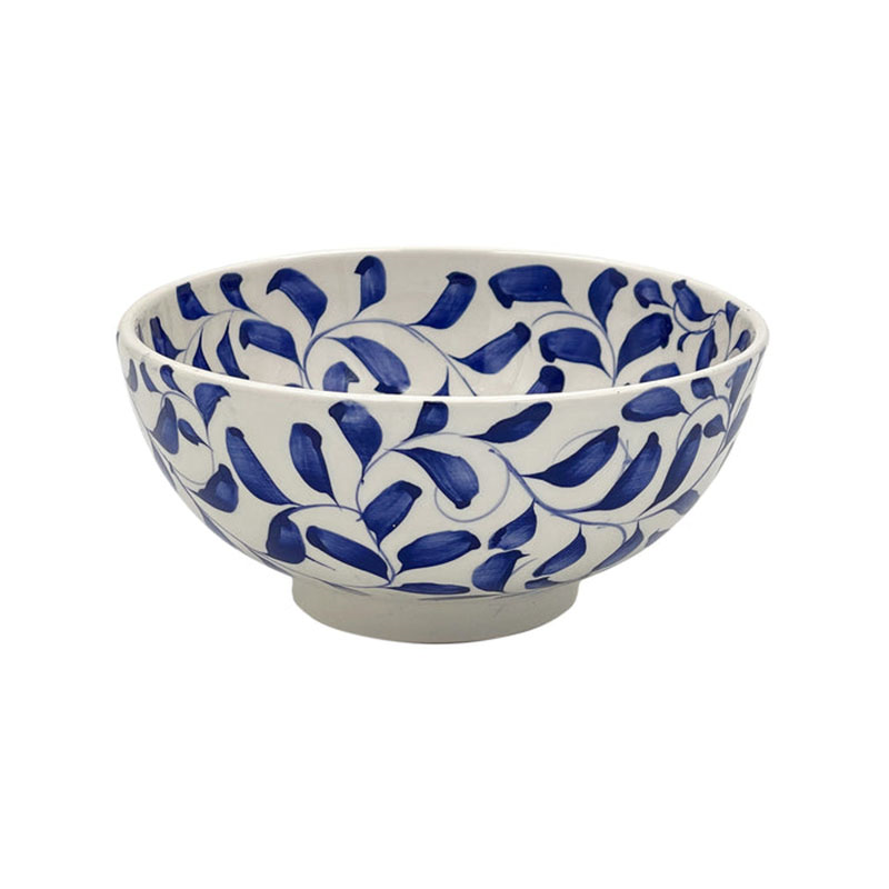 Scroll Bowl, D17cm, Navy-0