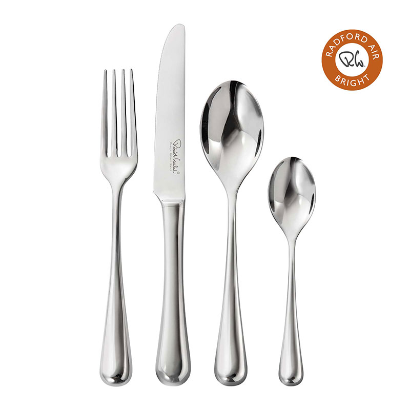 Radford Air 24 Piece Cutlery Set, Stainless Steel-4