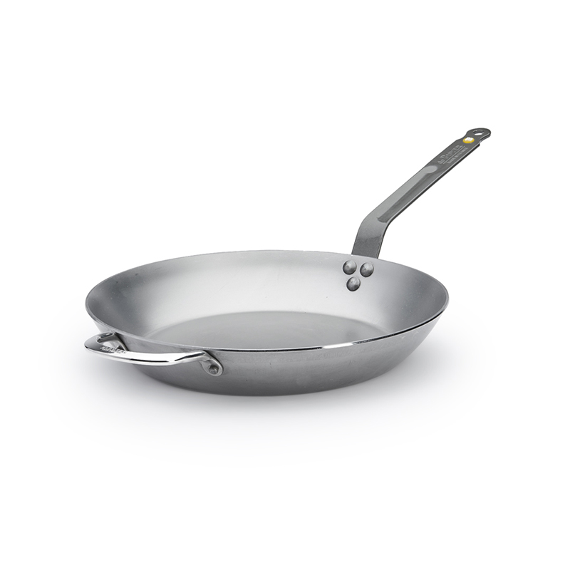 Mineral B Frying Pan, 32cm, Silver-0