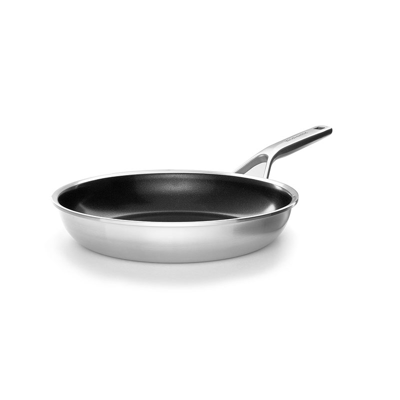 MultiPly - Ceramic Stainless Steel Non-Stick Frying Pan Set, 24cm & 28cm, Silver-6