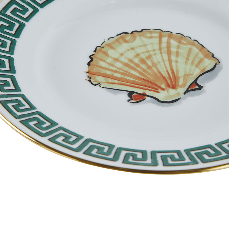 Il Viaggio Di Nettuno Plate, D16cm, White-2