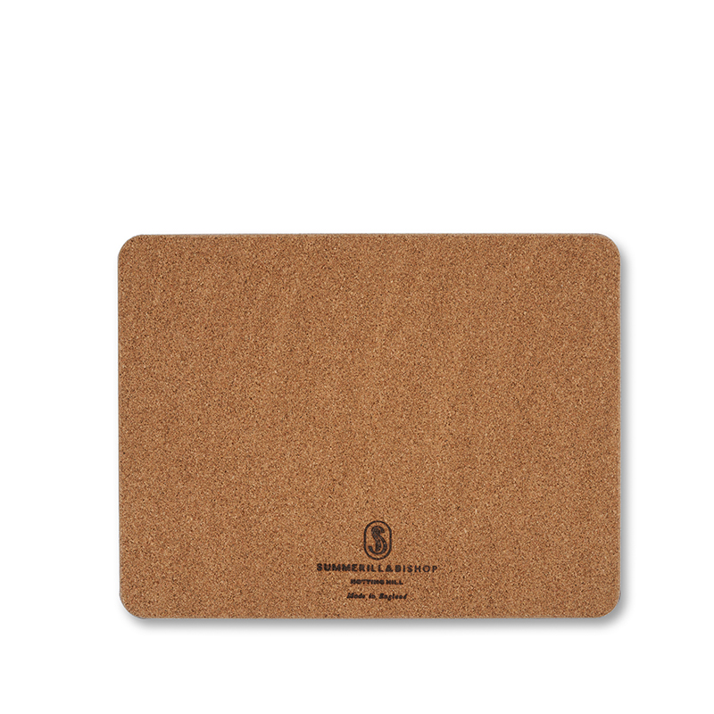 Marble Cork Backed Placemat, W38cm x L29cm, Multi-2