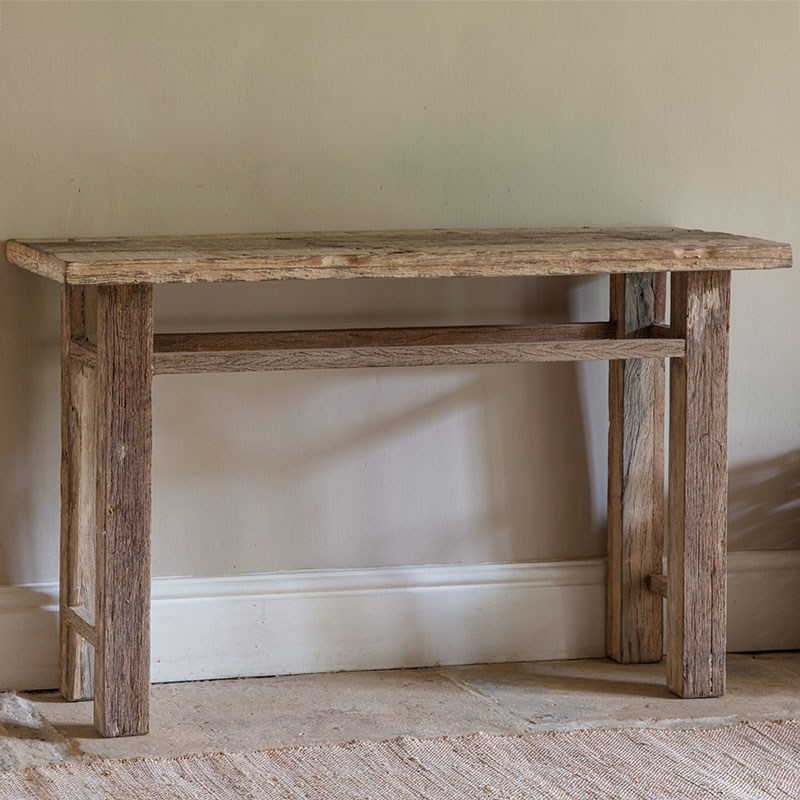 Ibo Reclaimed Wood Console Table, Natural-5